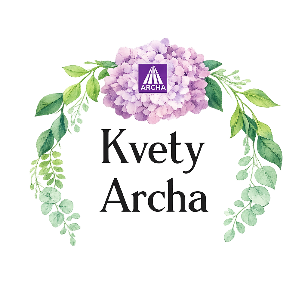 logo kvety archa transparent